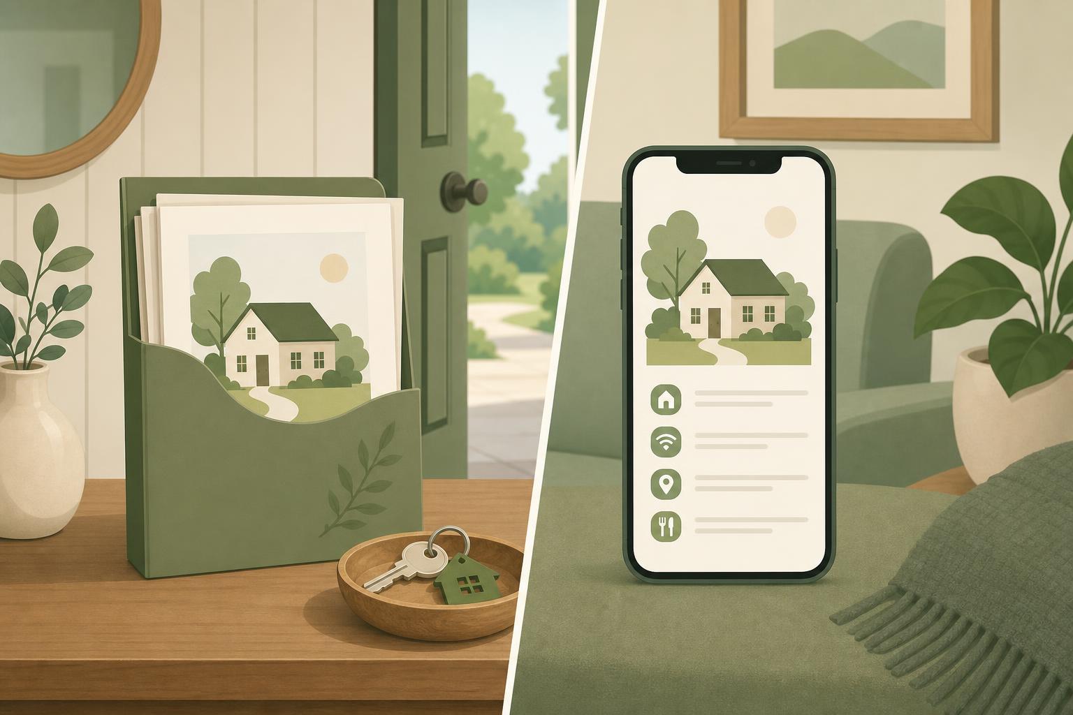Airbnb Welcome Folder Ideas: What to Keep Physical, What to Move Digital
